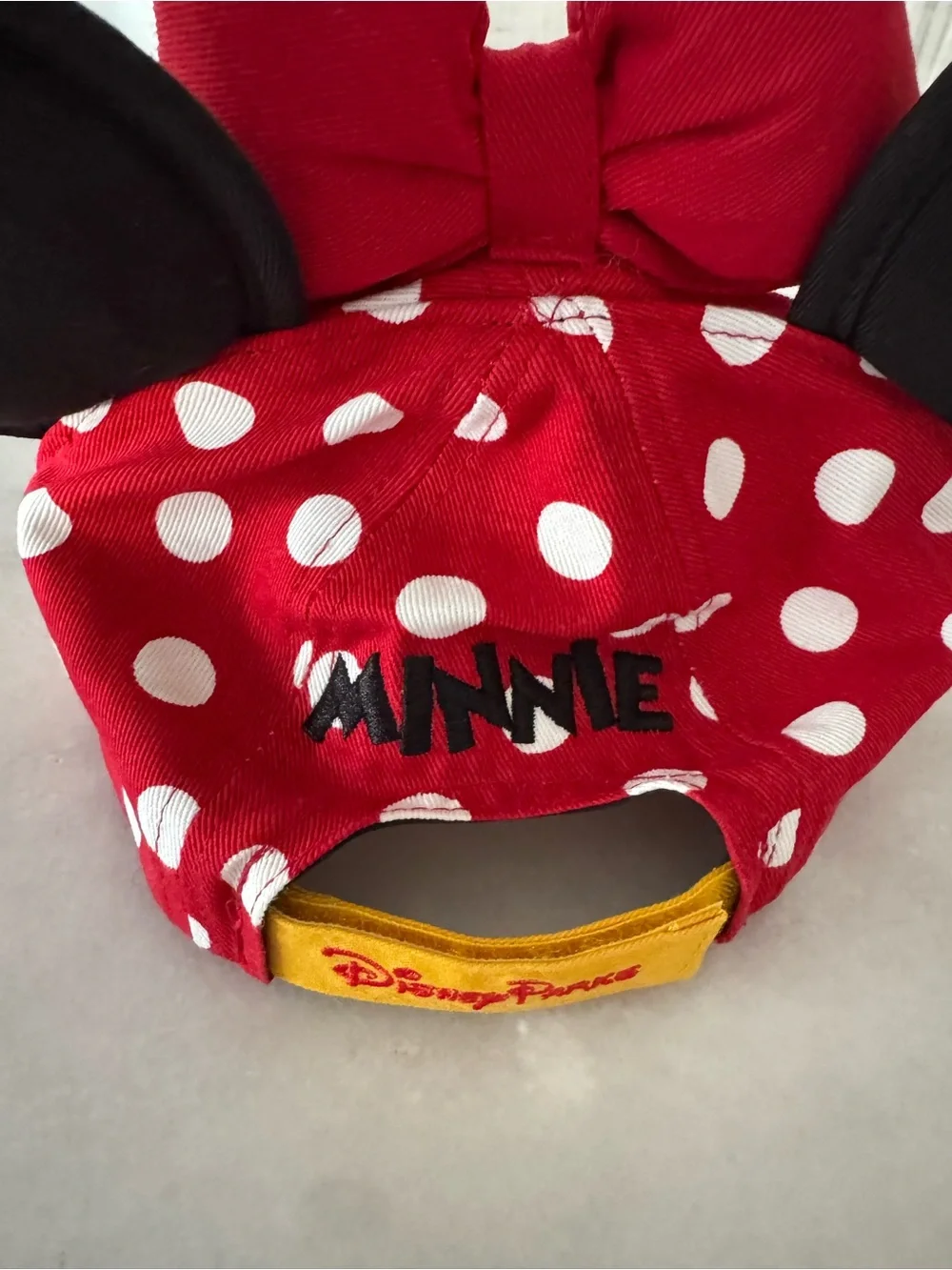 Disney Parks Minnie Mouse Polka Dot Ear Hat - Toddler